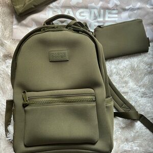 Dagne Dover Dakota Medium Neoprene Backpack Army Green Olive Dark Moss